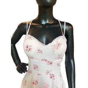 NWT Pink Floral Sun Dress